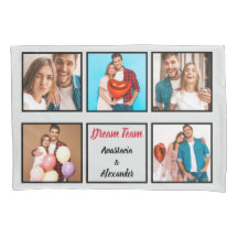 Gelukkig paar moderne gepersonaliseerde Valentijn