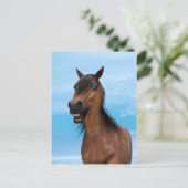 Gelukkig Paard Briefkaart (Staand voorkant)