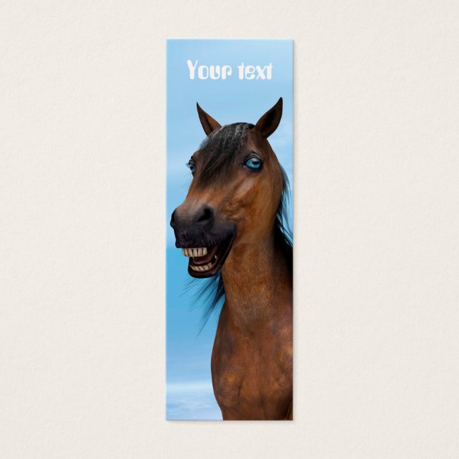 Gelukkig Paard Mini Visitekaartjes (Voorkant)