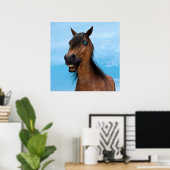 Gelukkig Paard Poster (Thuiskantoor)