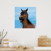 Gelukkig Paard Poster (Keuken)