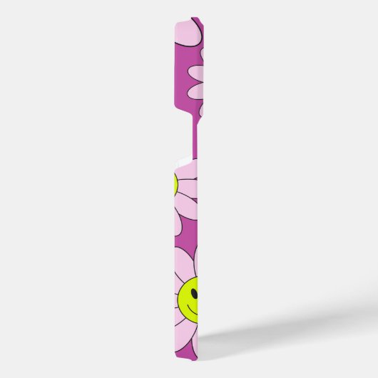 Gelukkig paarse iPhone hoesje (Rechterkant)