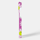 Gelukkig paarse iPhone hoesje (Linkerkant)