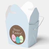 Gelukkig paasfeest met eieren bedankdoosjes (Geopend)
