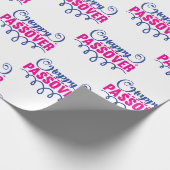 Gelukkig Paasfeest Script Cadeaupapier (Hoek)