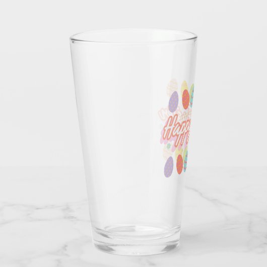 Gelukkig paasglas glas (Rechts)
