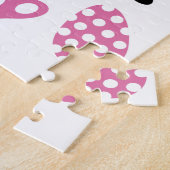 Gelukkig paaskleurig paasfeest legpuzzel (Zijkant)