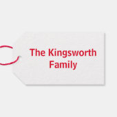 Gelukkig paaskleurig persoonlijk cadeaulabel (Achterkant Horizontaal)