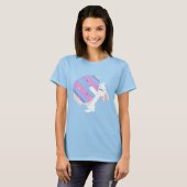 gelukkig paaskonijn t-shirt (Voorkant volledig)
