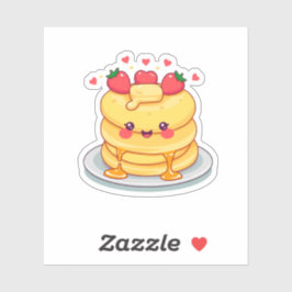 Gelukkig Pannenkoeken Sticker