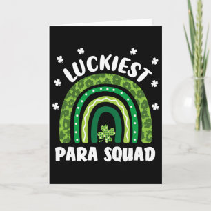 Gelukkig Paraprofessionele Team Grappige Para St P Kaart