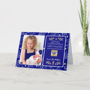 Gelukkig Pascha. Aangepaste foto Kaart