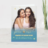 Gelukkig Pascha. Aangepaste foto Kaart (Voorkant)