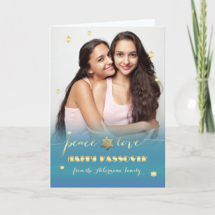 Gelukkig Pascha. Aangepaste foto Kaart