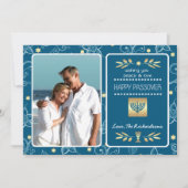 Gelukkig Pascha. Aangepaste fotokaart Kaart (Voorkant)