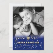 Gelukkig Pascha. Aangepaste fotokaart Kaart (Voorkant)