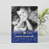 Gelukkig Pascha. Aangepaste fotokaart Kaart (Staand voorkant)