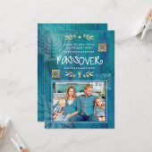 Gelukkig Pascha. Aangepaste fotokaart Kaart (Voorkant / Achterkant in situ)