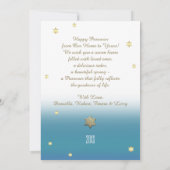 Gelukkig Pascha. Aangepaste platte fotokaart Kaart (Achterkant)