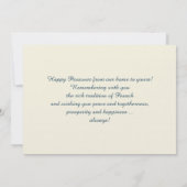 Gelukkig Pascha. Fine Art Pesach Wenskaart Kaart (Achterkant)