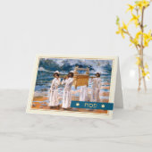 Gelukkig Pascha. Fine Art Wenskaart Kaart (Gele Bloem)