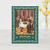 Gelukkig Pascha. Fine Art Wenskaart Kaart (Gele Bloem)