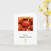 Gelukkig Pascha! Kaart (Gele Bloem)