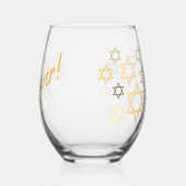 Gelukkig Pascha Modern Stijlvol Wijnglas Zonder Voet (Rechts)