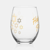 Gelukkig Pascha Modern Stijlvol Wijnglas Zonder Voet (Links)