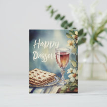 Gelukkig Pascha Pesach | Jewish Holiday Briefkaart