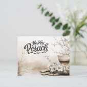 Gelukkig Pascha Pesach Joods Briefkaart (Staand voorkant)