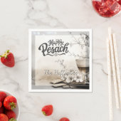Gelukkig Pascha | Pesach joodse traditionele Vinta Servet (Insitu)