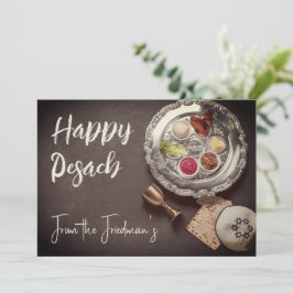 Gelukkig Pascha | Seder Pesach Uitnodiging