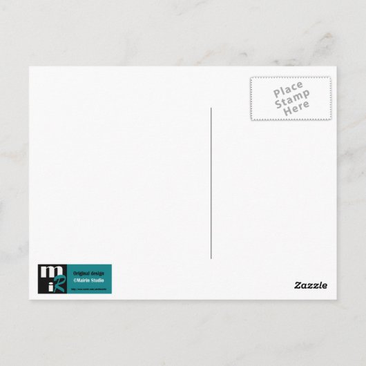 Gelukkig Pascha Star van David en Seder Tafel Icon Briefkaart (Achterkant)