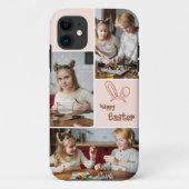 Gelukkig Pasen 3 foto collage iPhone Case (Achterkant)