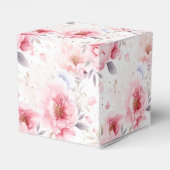 Gelukkig Pasen | Aangepaste naam | Bloemen | Pasen Bedankdoosjes (Achterkant)