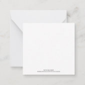 Gelukkig Pasen Bloembak Blauwe Konijn Notitiekaartje (Achterkant)