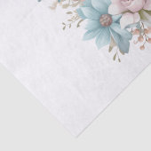 Gelukkig Pasen Bloemen Paashaas Konijn Tissuepapier (Detail)