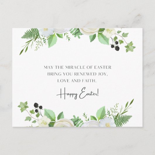 Gelukkig Pasen  Briefkaart (Voorkant)