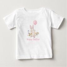 Gelukkig Pasen Bunny Meisjes T-shirt