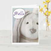 ***GELUKKIG PASEN*** BUNNY'S EASTER KAART (Gele Bloem)