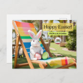 Gelukkig Pasen Californië Briefkaart (Voorkant / Achterkant)