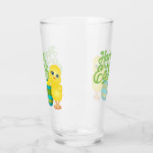 Gelukkig Pasen Chick en Ei Glas (Links)