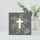Gelukkig Pasen- Cross Kaart (Staand voorkant)