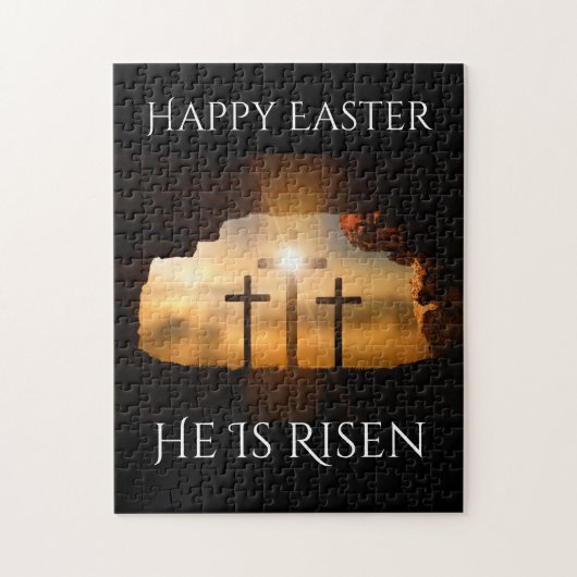 Gelukkig Pasen dat hij de feestdag is Legpuzzel (Verticaal)