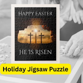 Gelukkig Pasen dat hij de feestdag is Legpuzzel