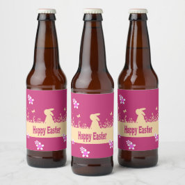 gelukkig Pasen, droomhaas Bier Etiket