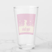 gelukkig Pasen, droomhaas Glas (Achterkant)