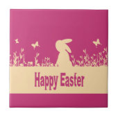 gelukkig Pasen, droomhaas Tegeltje (Voorkant)