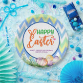 Gelukkig Pasen, Eierjacht en Pot Luck Papieren Bordje (Feest)